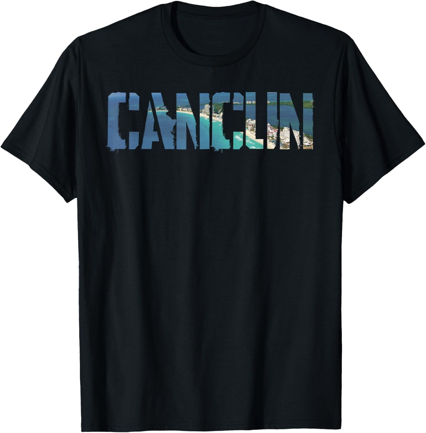 Cancun Mexico t shirt T-Shirt - T-Shirt | Black