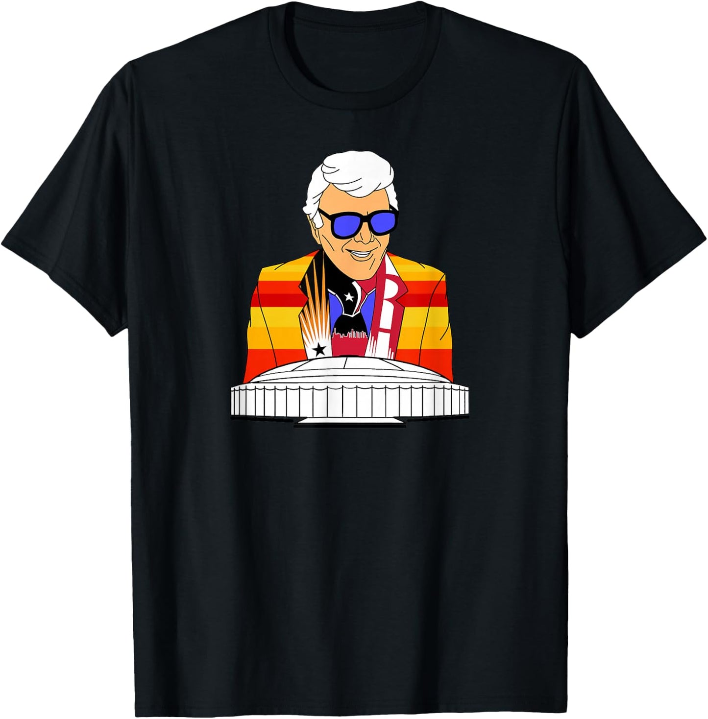 Marvin Zindler Houston Soccer Football Basketball Baseball T-Shirt - T-Shirt | Black