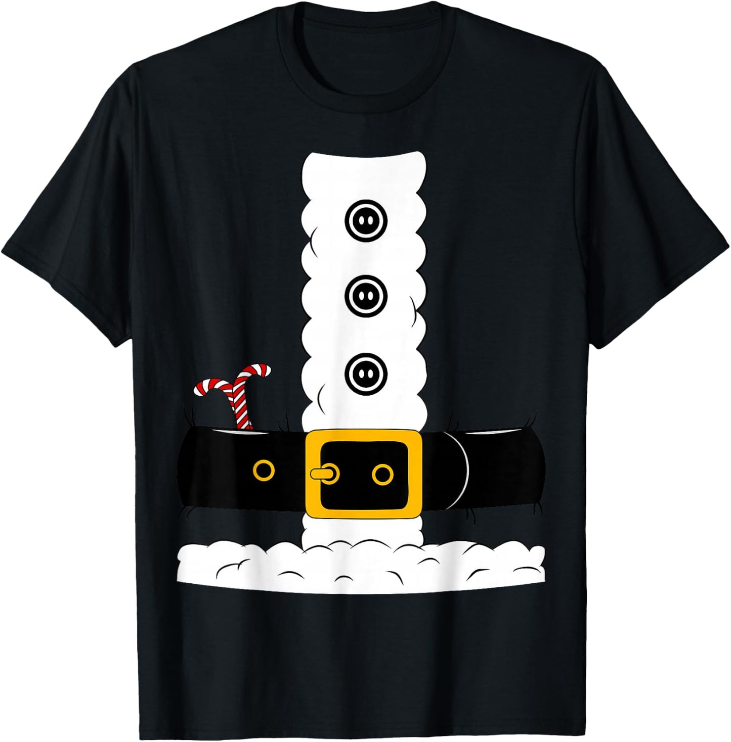 Christmas Santa Claus Suit Adult Men Women Kids T-Shirt - T-Shirt | Black