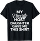 Foreign Host Family Dad Mom Daughter Exchange Student Gift T-Shirt - T-Shirt | Black