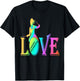 Cardio and gym colored shirt love cardio drumming T-Shirt - T-Shirt | Black