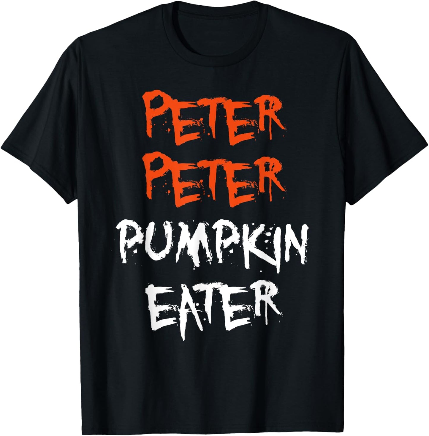 Peter Pumpkin Eater Women and Kids Halloween T-Shirt - T-Shirt | Black