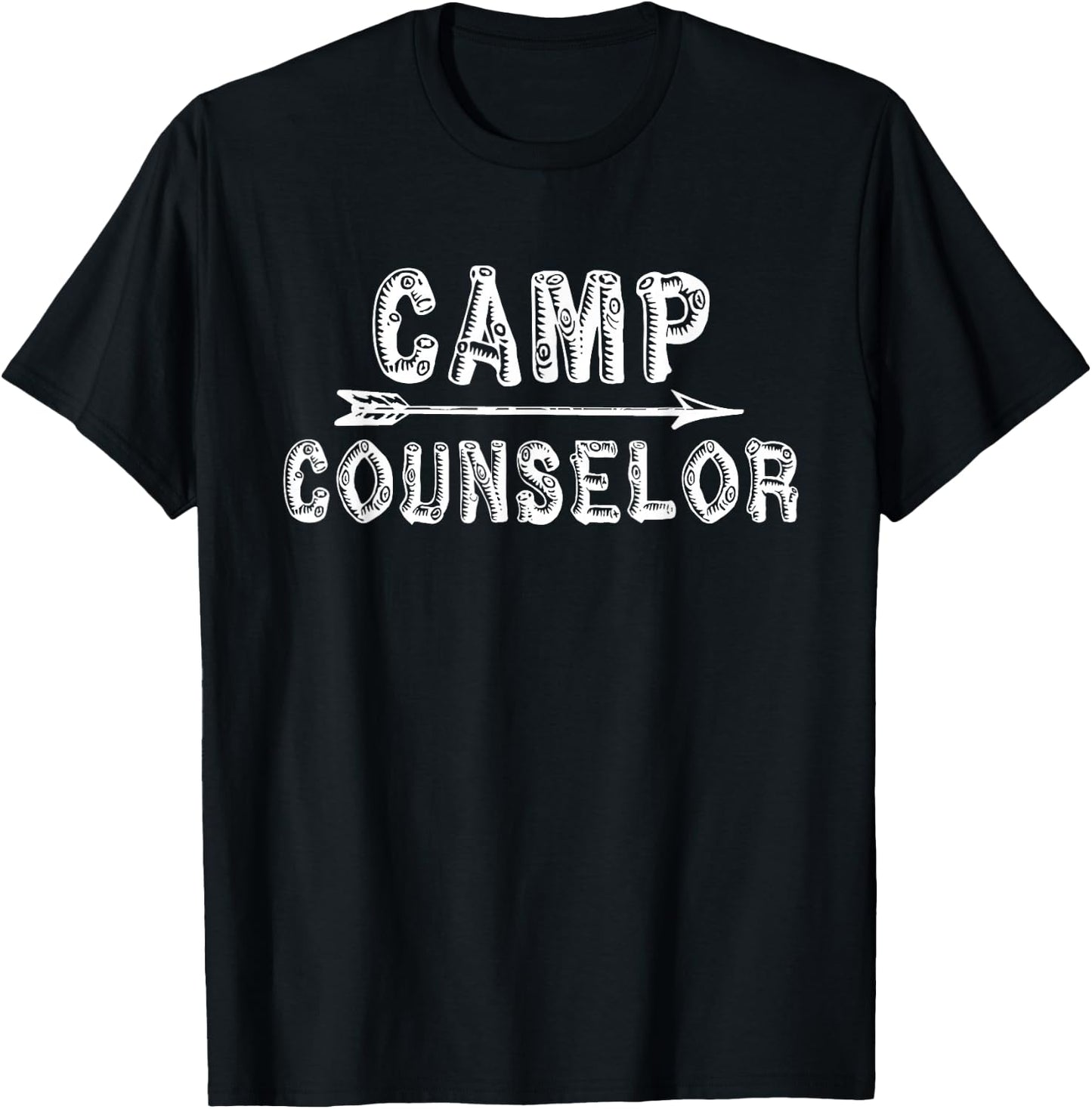 Camp Counselor Matching Group Retro Graphic T-Shirt - T-Shirt | Black