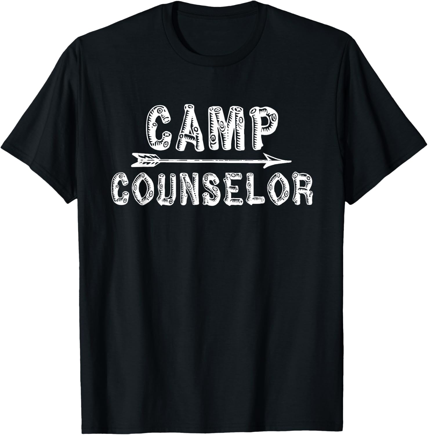 Camp Counselor Matching Group Retro Graphic T-Shirt - T-Shirt | Black
