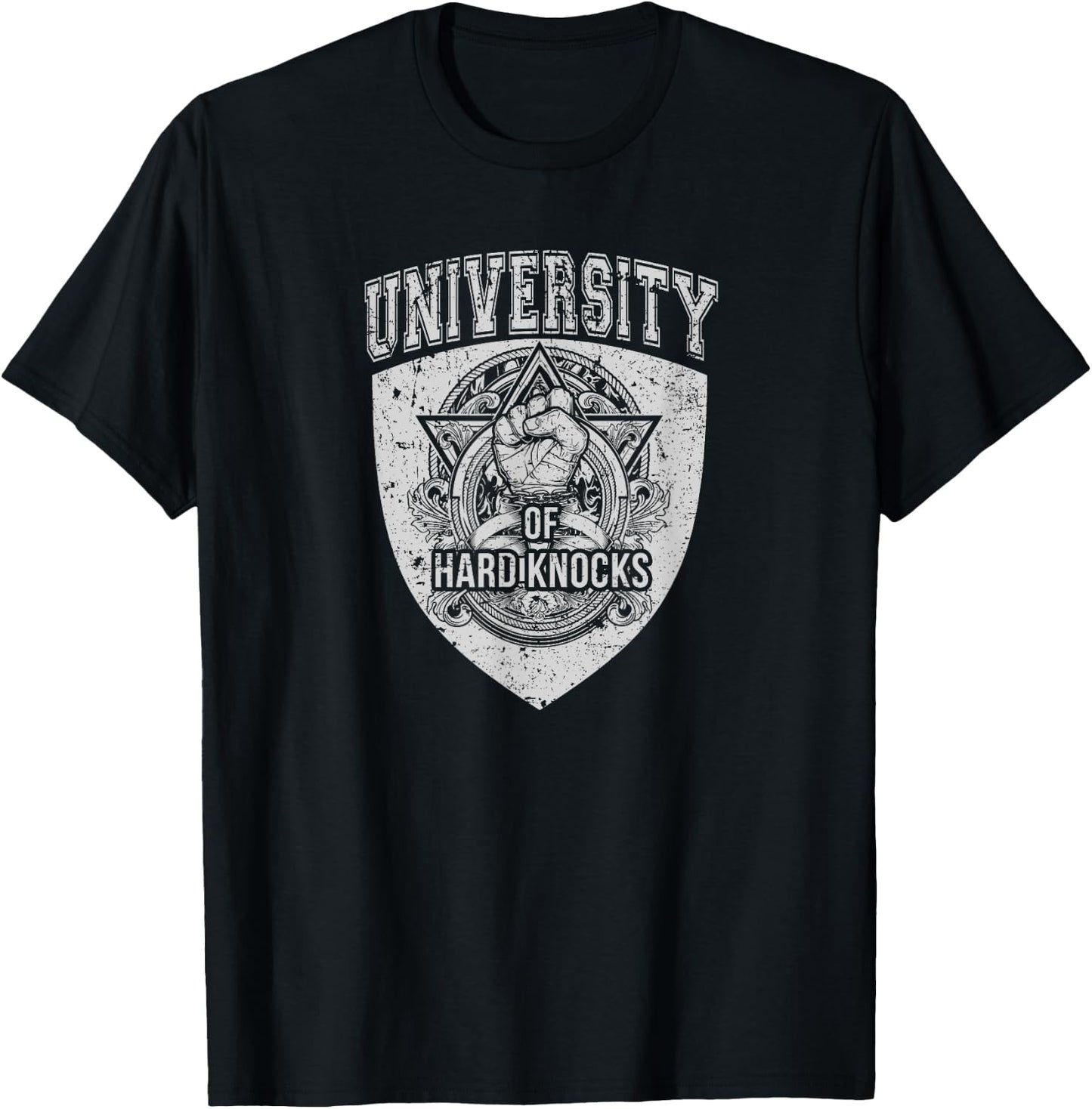 School of Hard Knocks, Funny University Gift College T-Shirt - T-Shirt | Black
