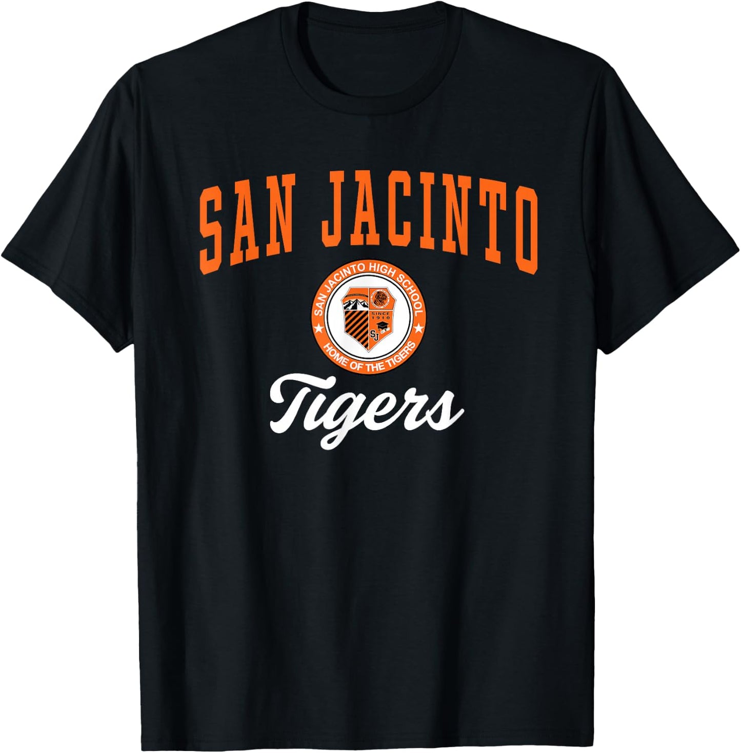 San Jacinto High School Tigers C3 T-Shirt - T-Shirt | Black