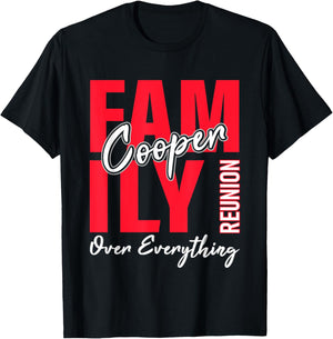 Cooper Family Gathering T-Shirt - T-Shirt | Black