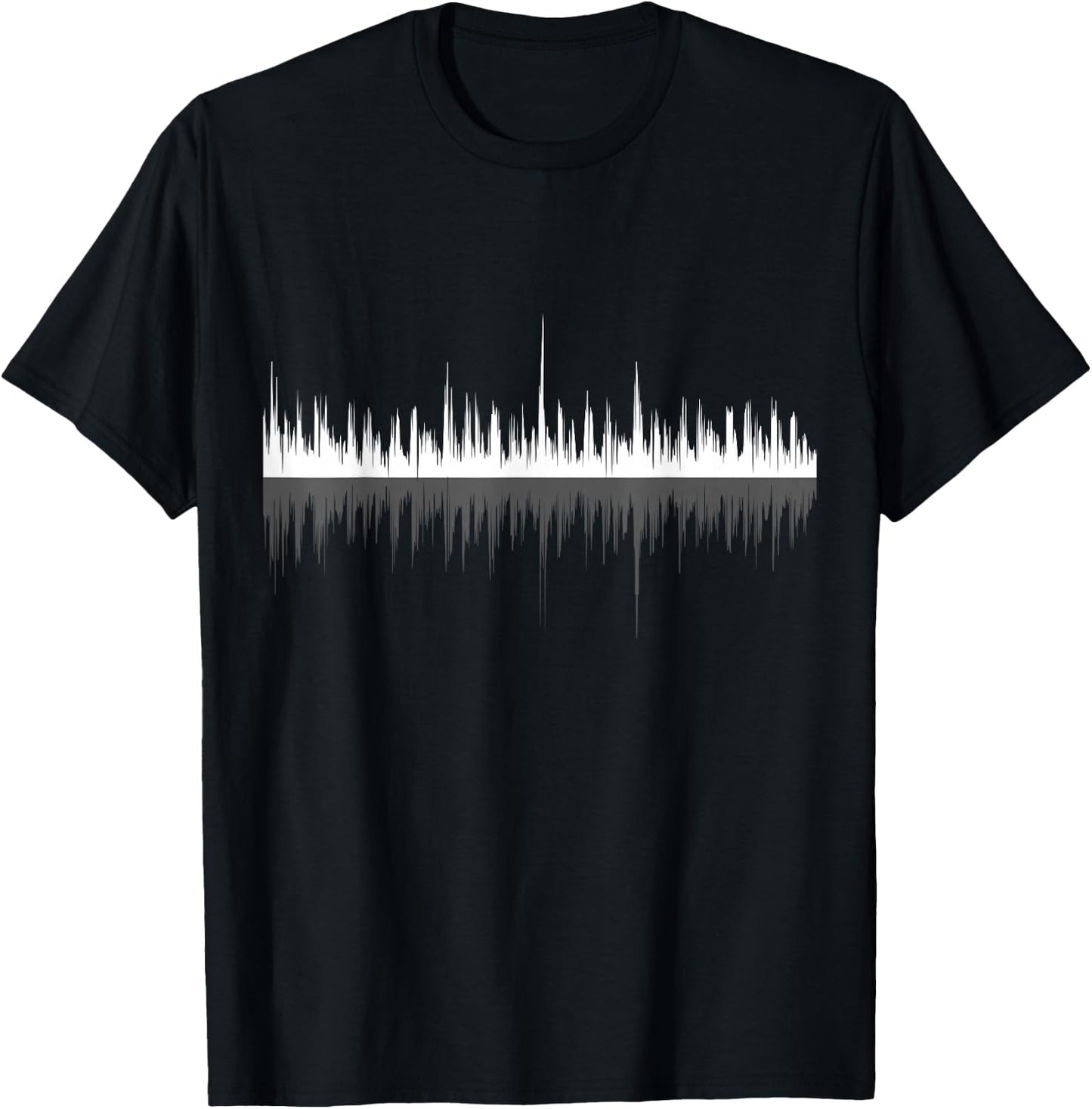 Sound Wave Awesome Music T-Shirt - T-Shirt | Black