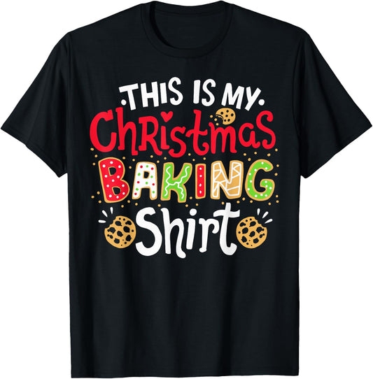 Christmas Baking T-Shirt - T-Shirt | Black