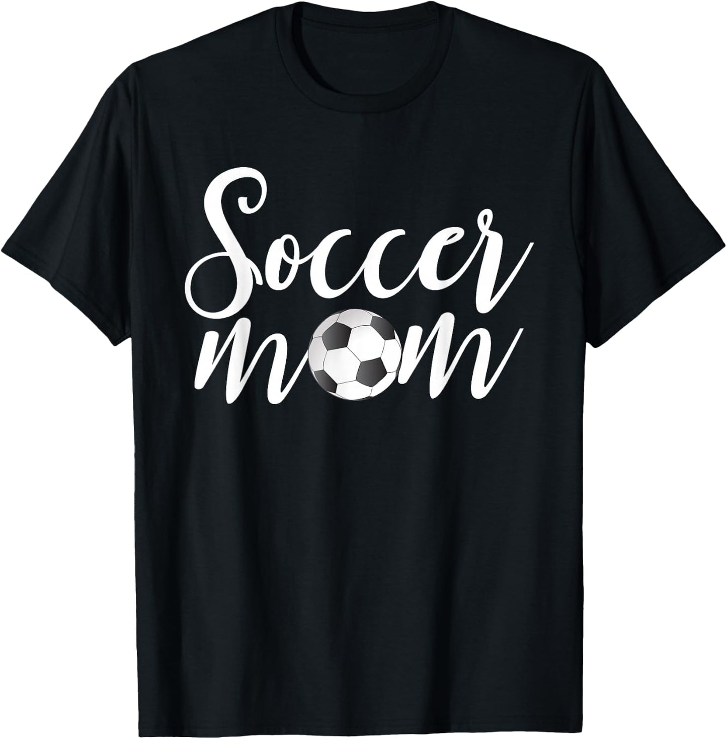Soccer Mom Shirt Funny Soccer Season Mother's Day Soccer T-Shirt - T-Shirt | Black