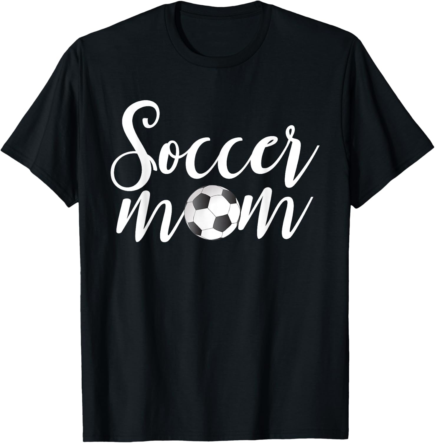 Soccer Mom Shirt Funny Soccer Season Mother's Day Soccer T-Shirt - T-Shirt | Black