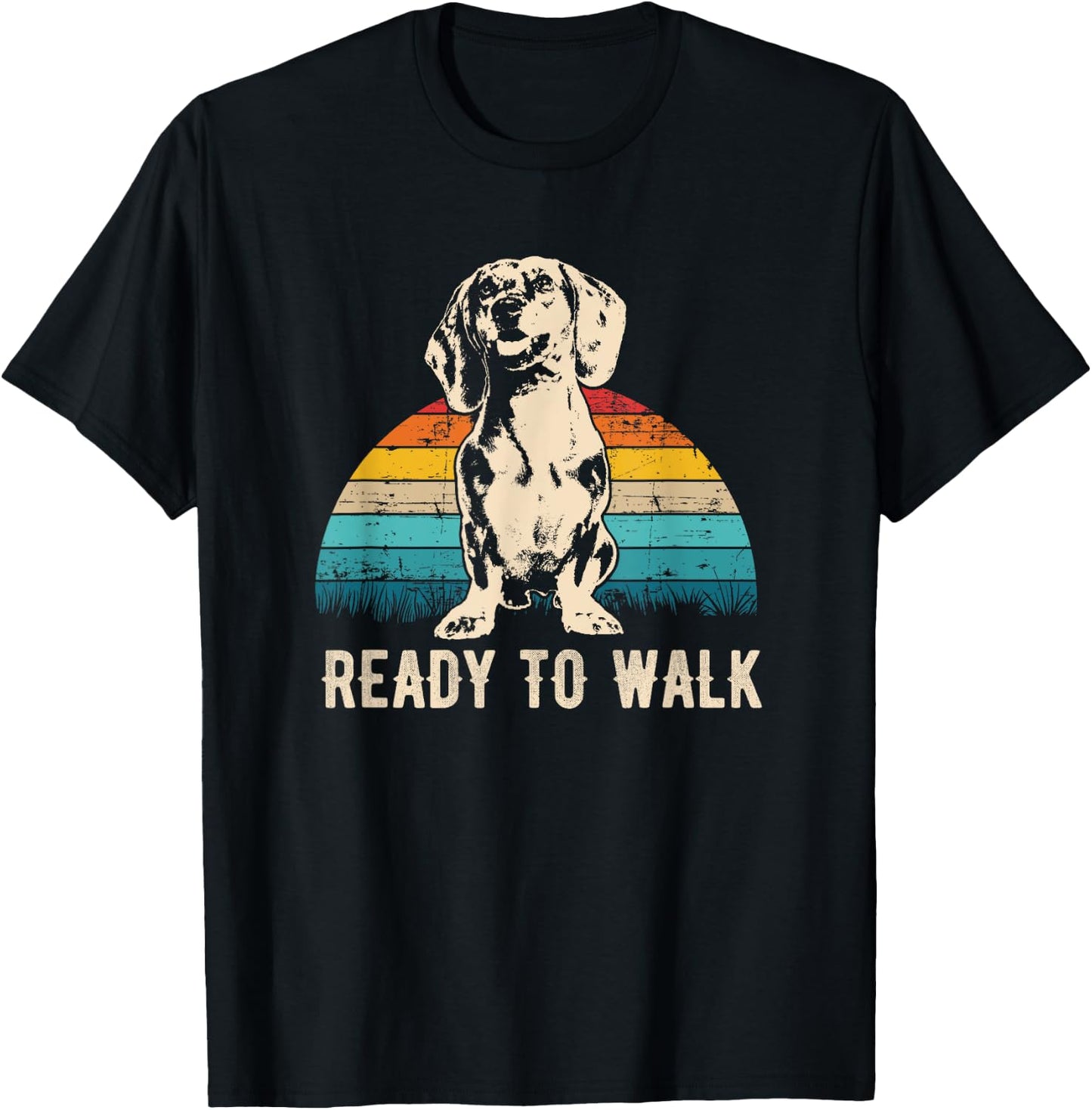 Dachshund Doxie Wiener Sausage Dog Men Women Kids T-Shirt - T-Shirt | Black