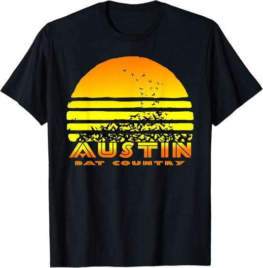 Austin, TX - Souvenir Bat Country T-Shirt - T-Shirt | Black