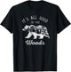 It's All Good In The Woods Mama Bear Forest Vintage T-Shirt - T-Shirt | Black