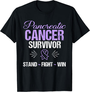 Pancreatic Cancer Shirt: Pancreatic Cancer Survivor T-Shirt - T-Shirt | Black