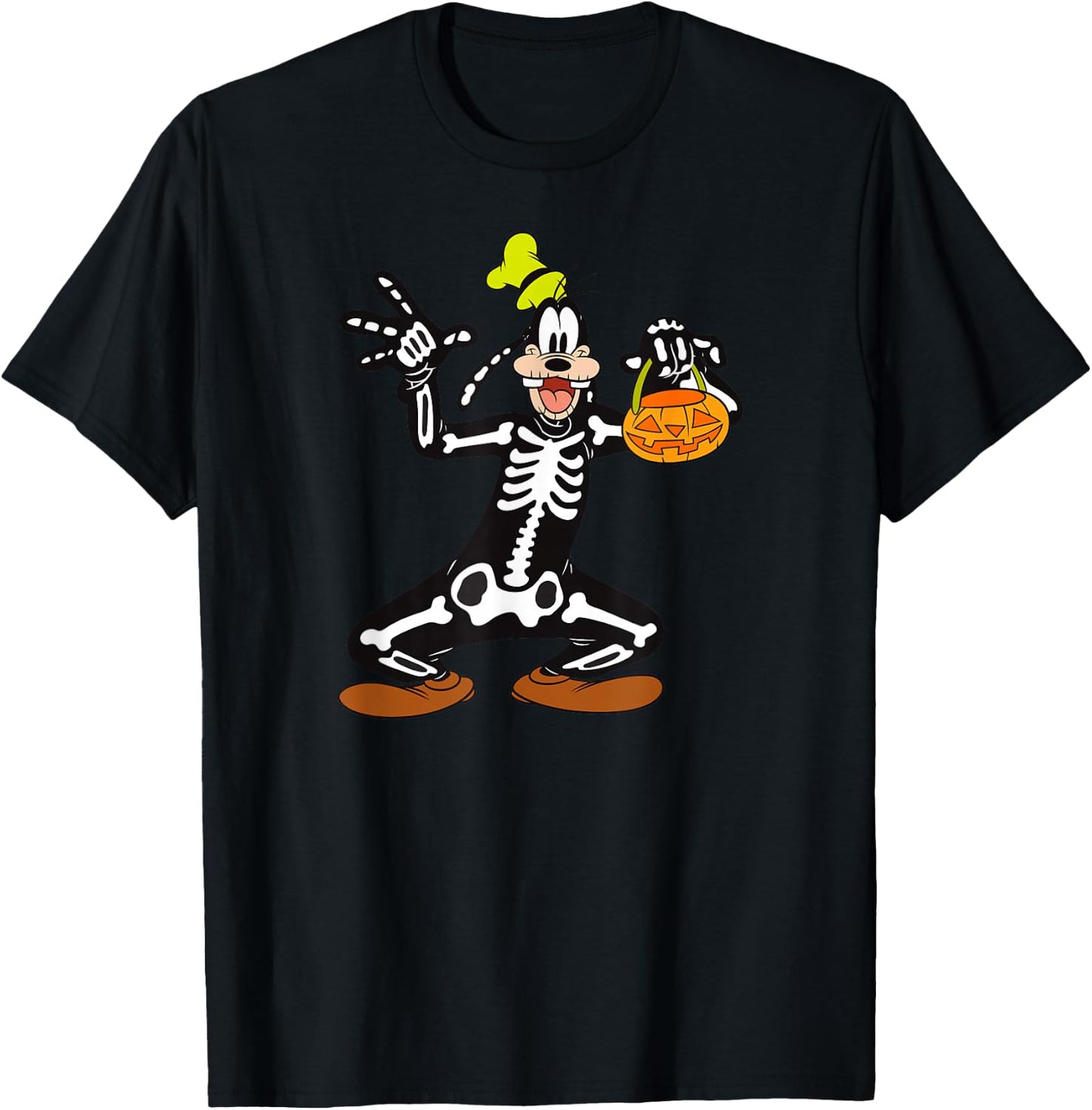 Disney - Goofy Skeleton Costume Halloween T-Shirt - T-Shirt | Black