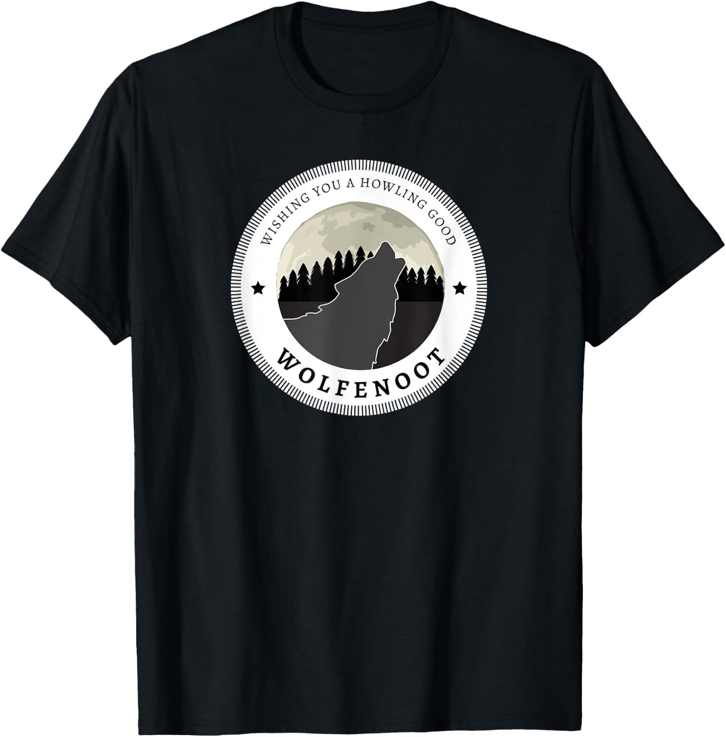 Wolfenoot Shirt Spirit of the Wolf Shirt Gift T-Shirt - T-Shirt | Black