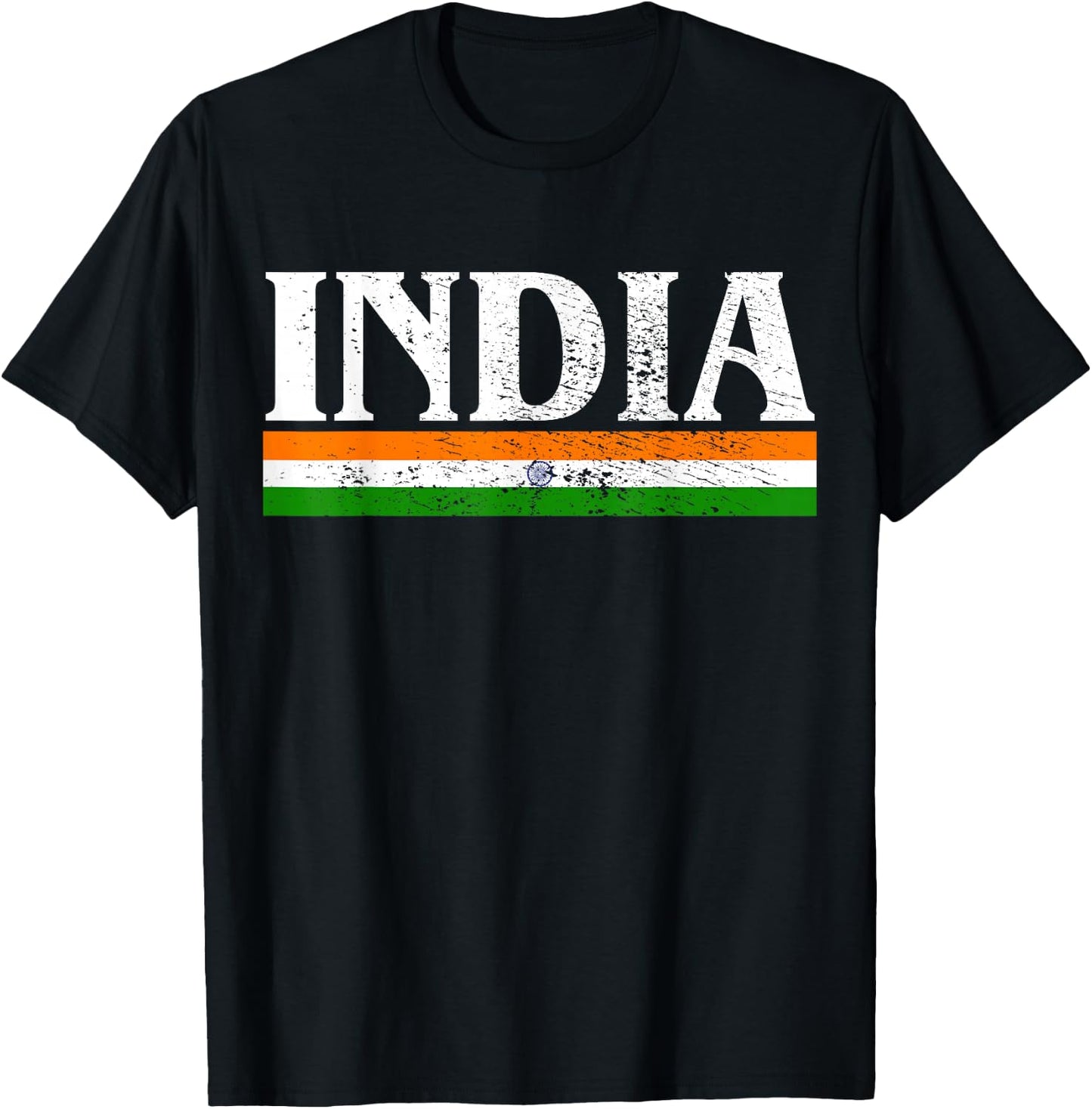 Travel Love India India Vintage T-Shirt - T-Shirt | Black