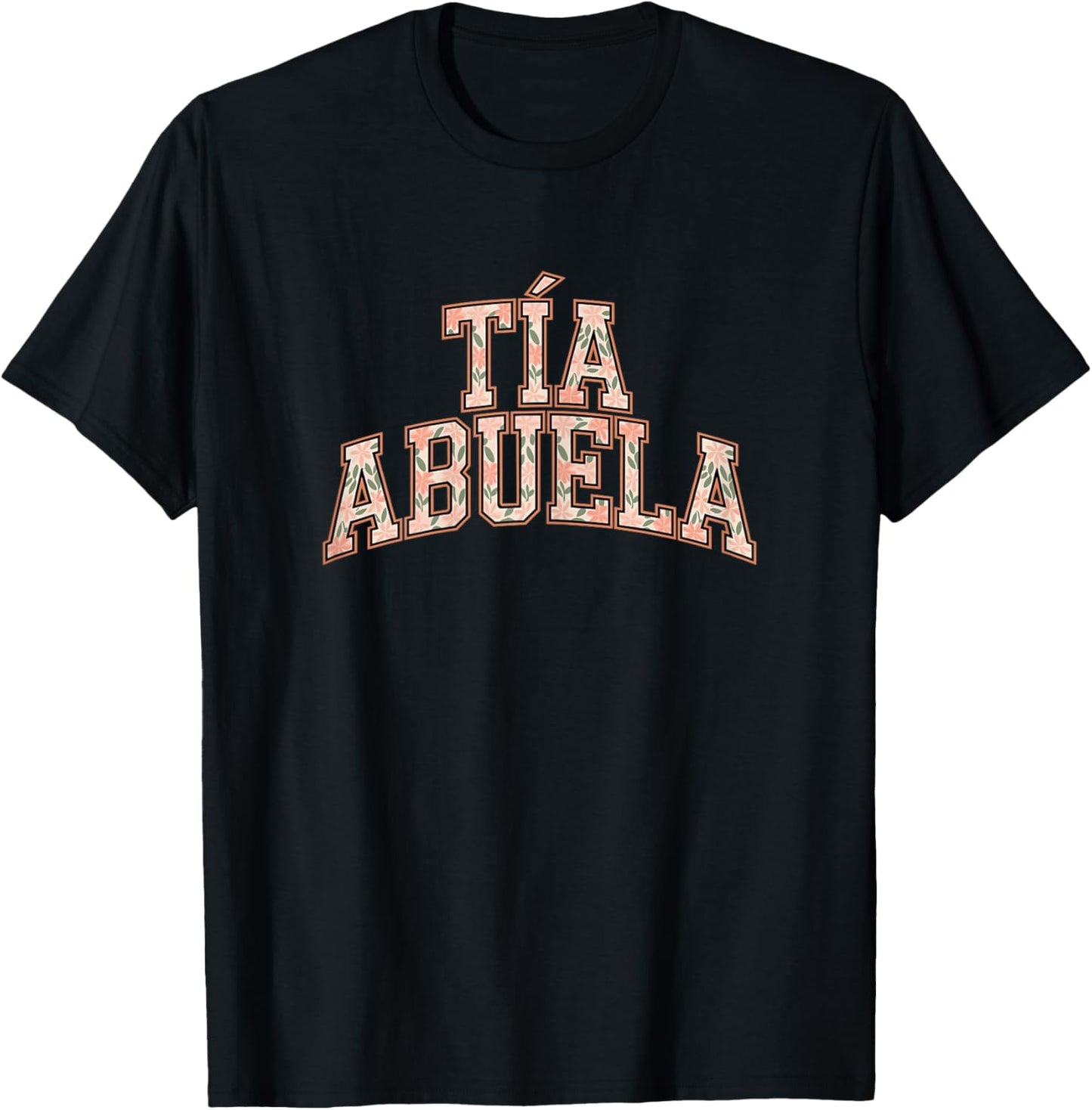 Tía Abuela Retro Florales Mejor Tía del Mundo T-Shirt - T-Shirt | Black