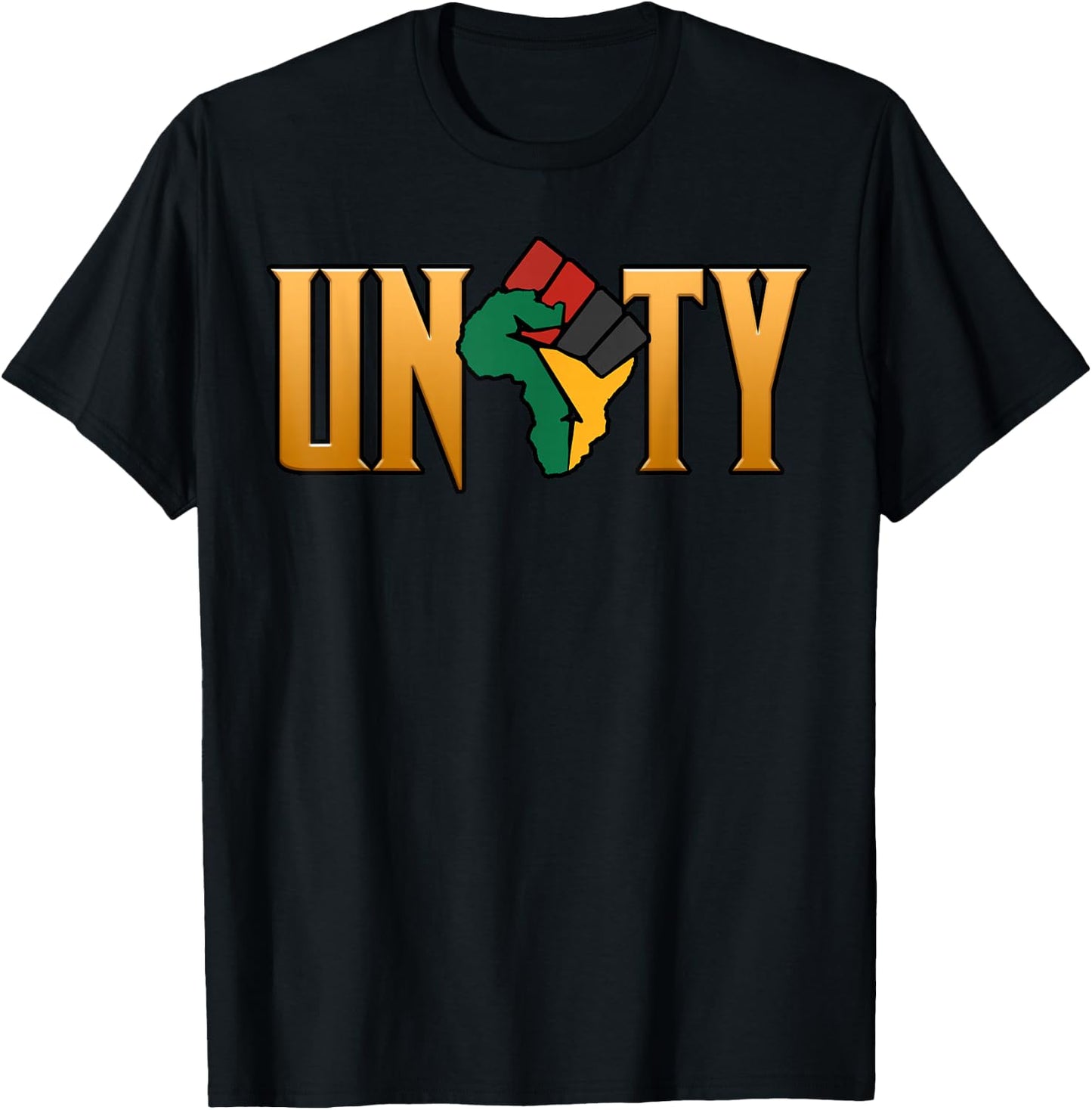 Unity For African American Black Pride Kings & Queens T-Shirt - T-Shirt | Black