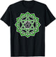 Yoga Anahata Heart Green Chakra T-Shirt - T-Shirt | Black