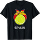 Spain Tennis Top for Spanish Players, Fans or Coach T-Shirt - T-Shirt | Black