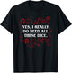 I Really Do Need All These Polyhedral Dice Set D20 T-Shirt - T-Shirt | Black