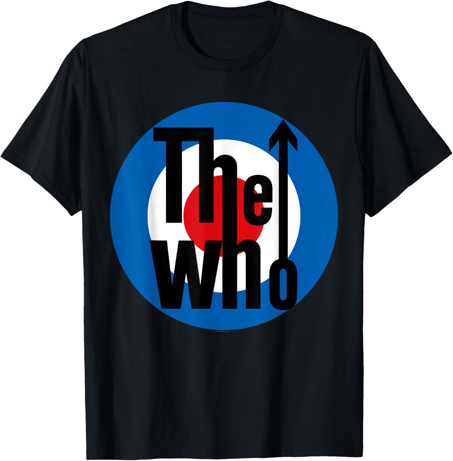 The Who Official Classic Target Logo T-Shirt - T-Shirt | Black