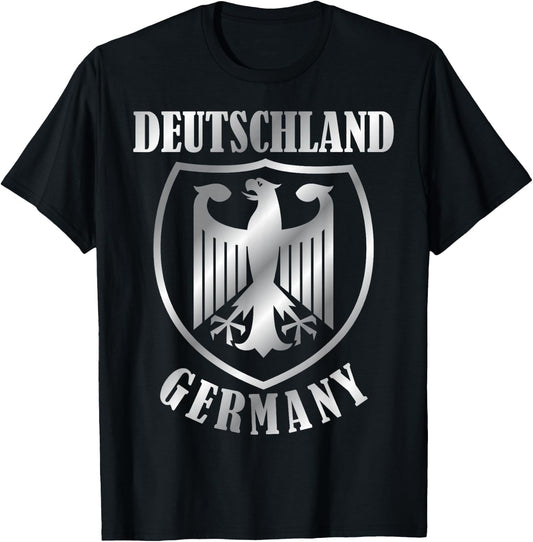 Germany Deutschland German Eagle T-Shirt - T-Shirt | Black