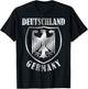 Germany Deutschland German Eagle T-Shirt - T-Shirt | Black