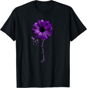 Thymoma Cancer Awareness Warrior Pretty Support Gift T-Shirt - T-Shirt | Black