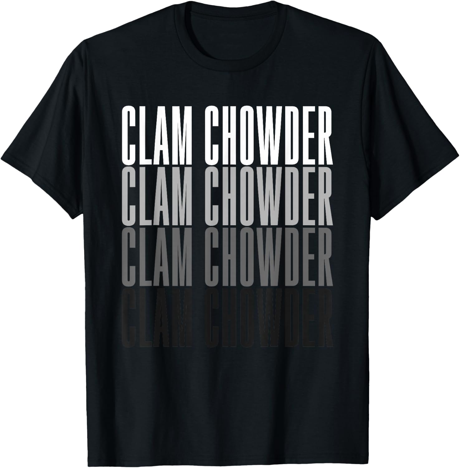 Clam Chowder Seafood Gift T-Shirt - T-Shirt | Black