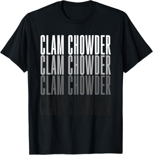 Clam Chowder Seafood Gift T-Shirt - T-Shirt | Black