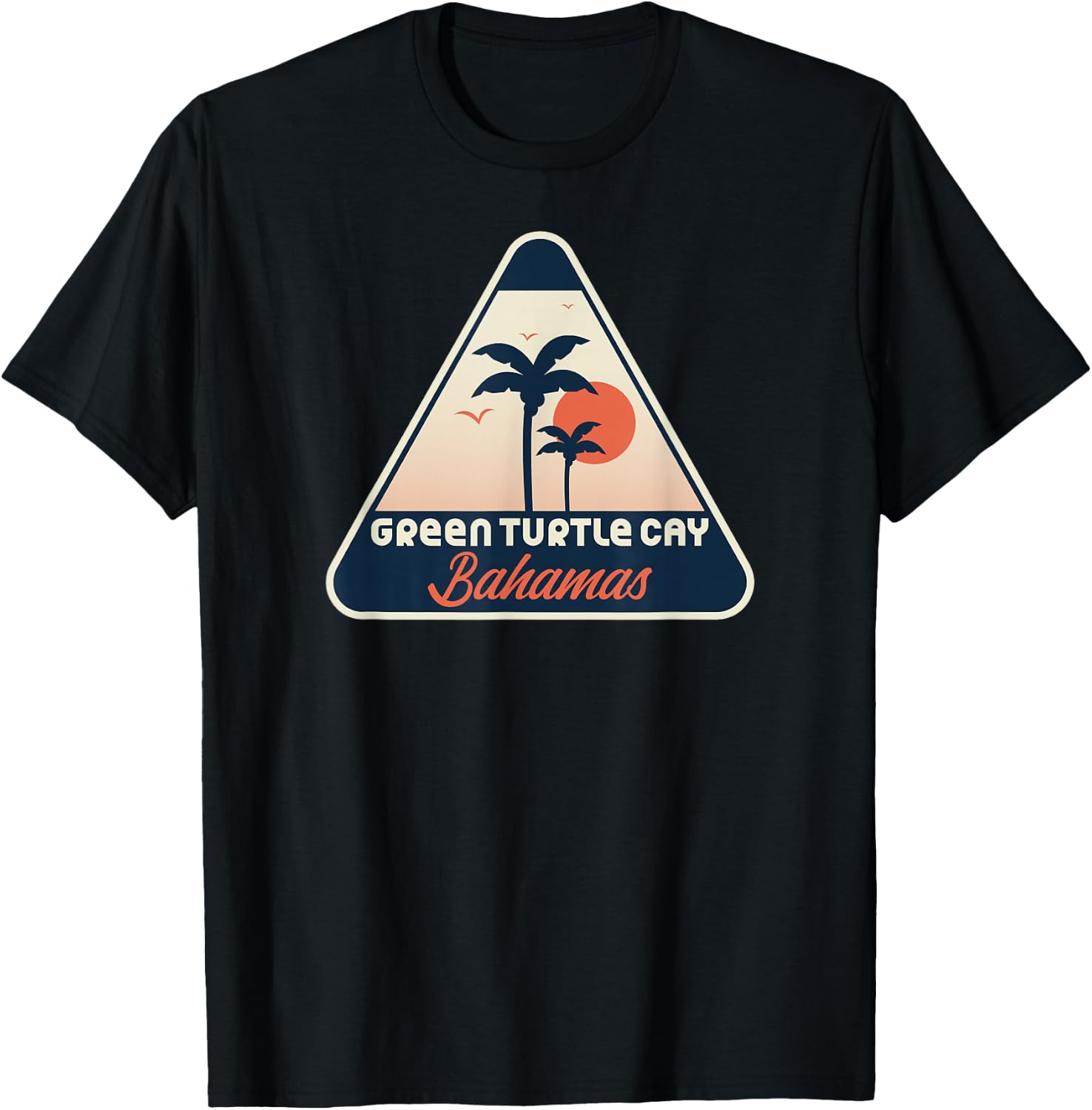 Green Turtle Cay Bahamas T-Shirt - T-Shirt | Black