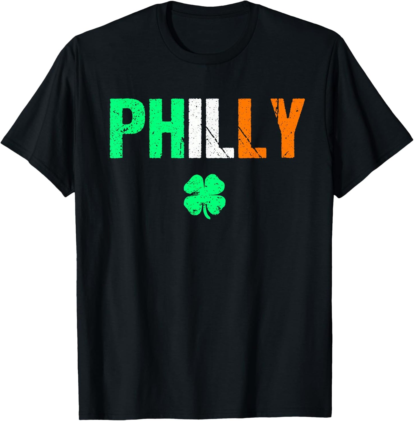 Philly Irish Shirt | Philadelphia Saint Patrick's Day T-Shirt - T-Shirt | Black