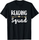 Reading Squad Doodle Teacher Gift Arrow Team Reader T-Shirt - T-Shirt | Black