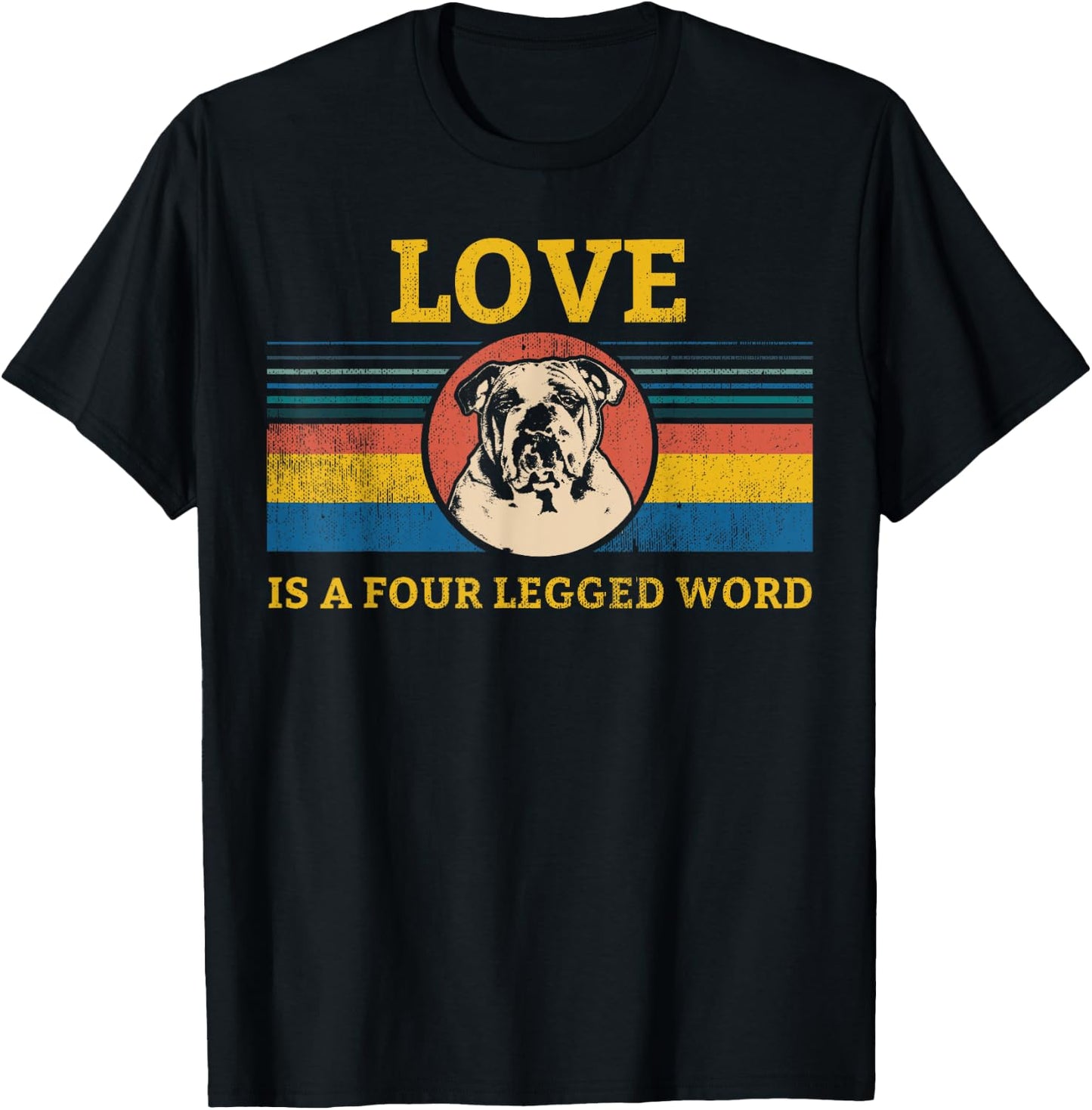 English Bulldog British Bulldog T-Shirt - T-Shirt | Black