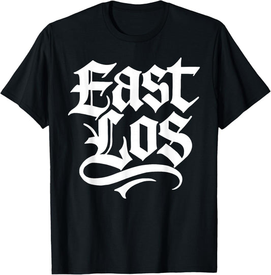 East LA Boyle Heights East Los Angeles City Terrace Retro T-Shirt - T-Shirt | Black