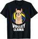 Volley Llama Volleyball T-Shirt - T-Shirt | Black