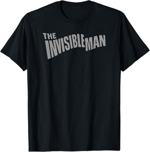 The Invisible Man Original in Grey Font T-Shirt - T-Shirt | Black