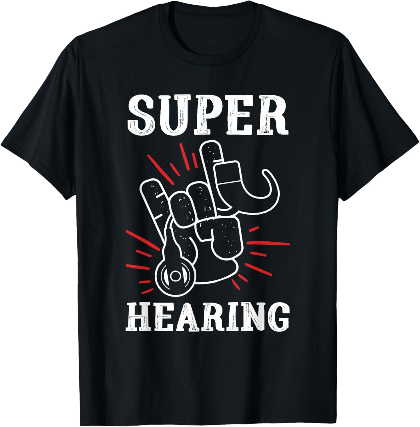 Cochlear Implant Awareness | Love Cochlear T-Shirt - T-Shirt | Black