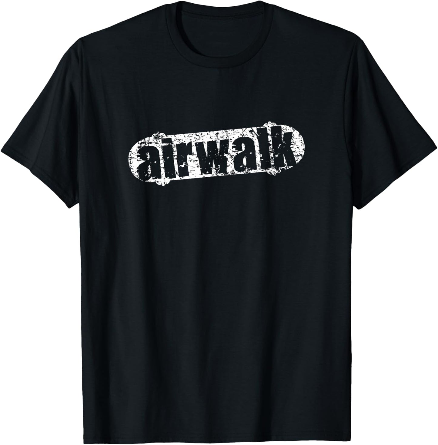 Skateboard Lingo Shirt, Airwalk Funny Skater Gift Cool T-Shirt - T-Shirt | Black