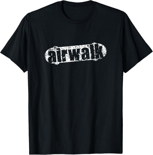 Skateboard Lingo Shirt, Airwalk Funny Skater Gift Cool T-Shirt - T-Shirt | Black