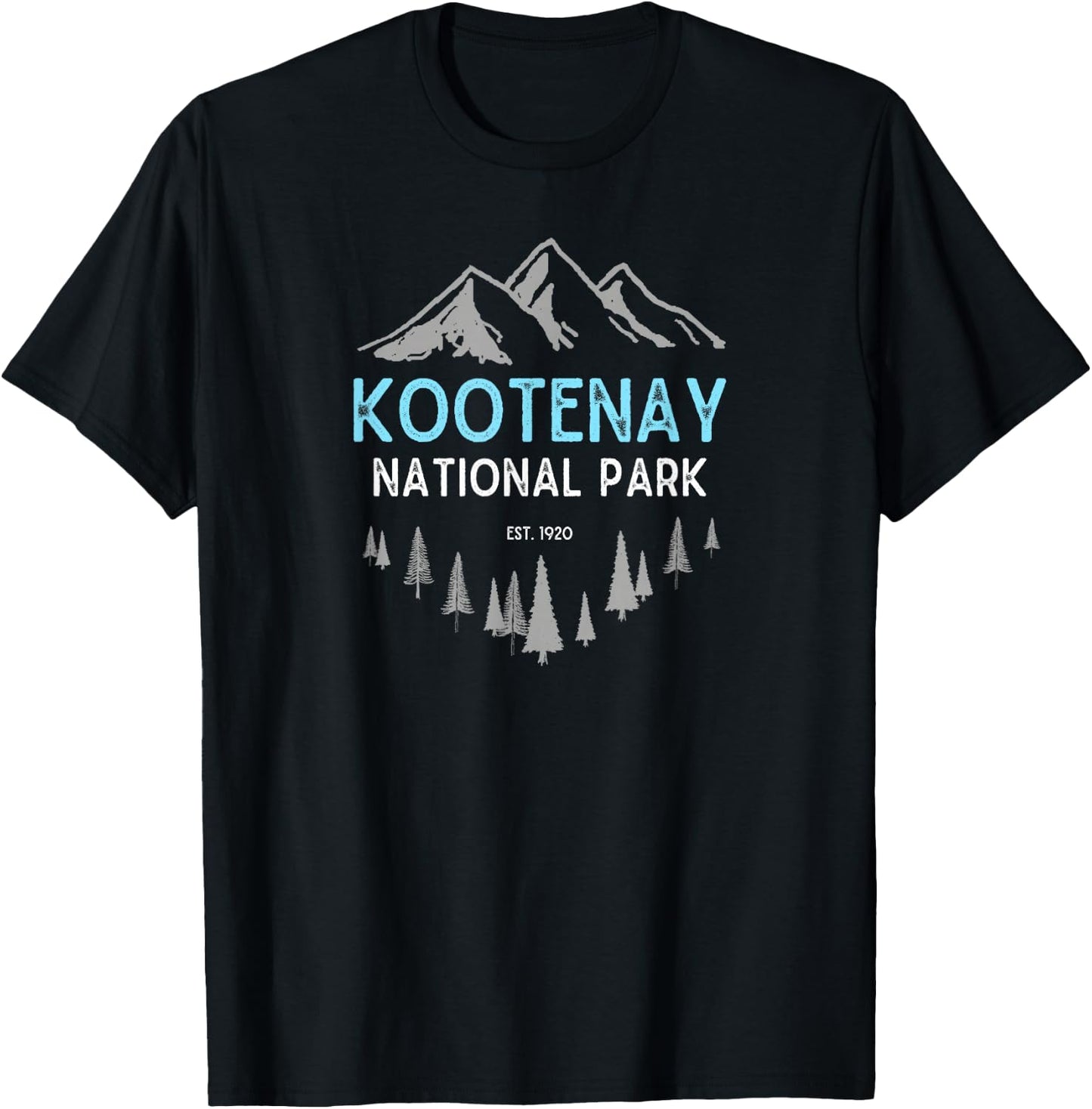 Canadian Rocky Mountains Kootenay National Park BC T-Shirt - T-Shirt | Black
