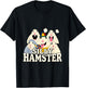 Funny Joke Silly Hamster Brain Rot Meme T-Shirt - T-Shirt | Black
