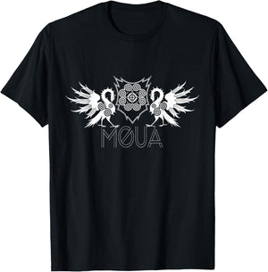 Dragon Spiral Moua Clan design T-Shirt - T-Shirt | Black