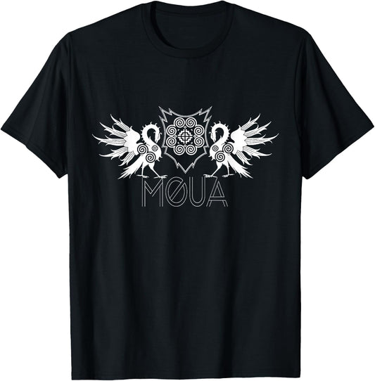 Dragon Spiral Moua Clan design T-Shirt - T-Shirt | Black