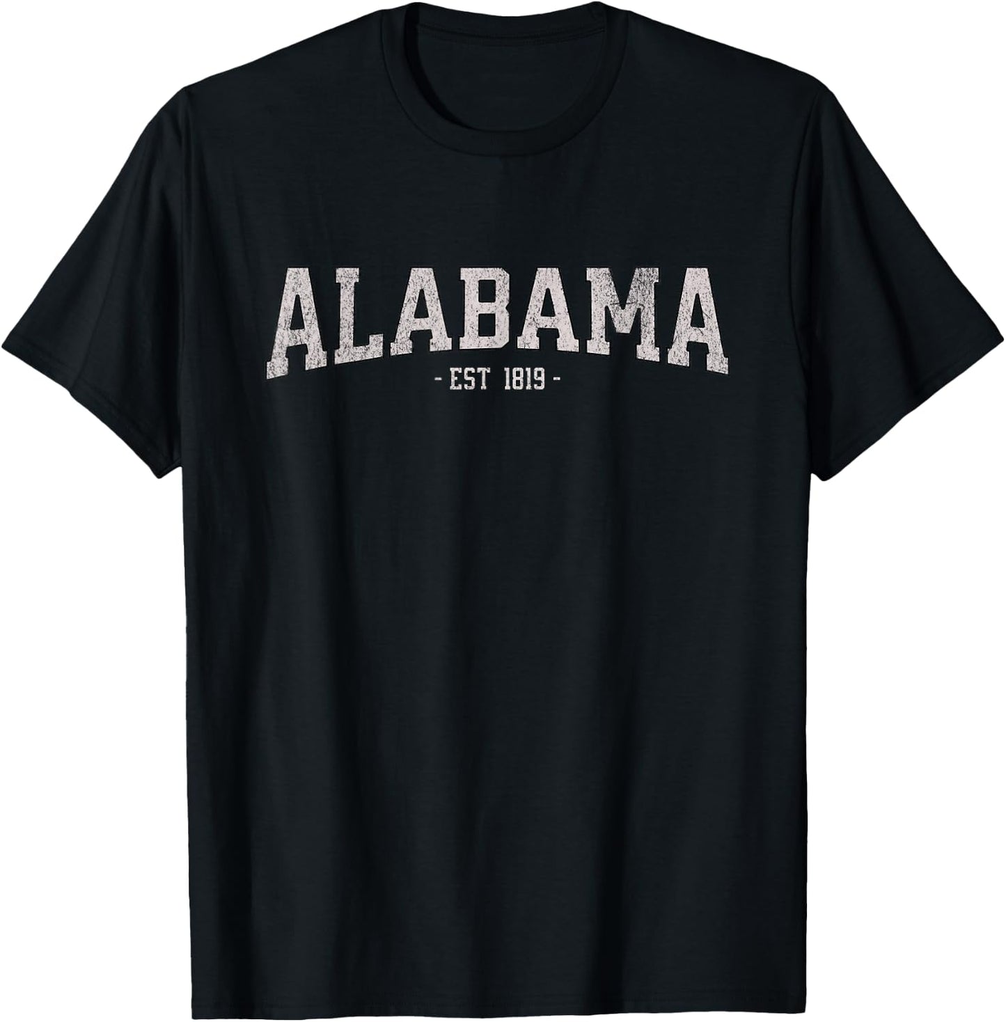 Vintage Alabama EST 1819 T-Shirt - T-Shirt | Black