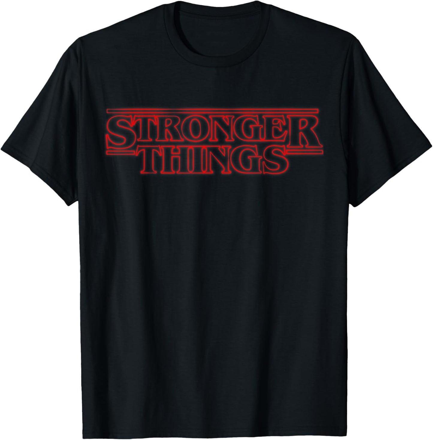 Stronger Things Parody Athletic Fitness Workout Gym T-Shirt - T-Shirt | Black