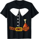 Pilgrim Costume Hat Colonist Thanksgiving Turkey Day Gift T-Shirt - T-Shirt | Black